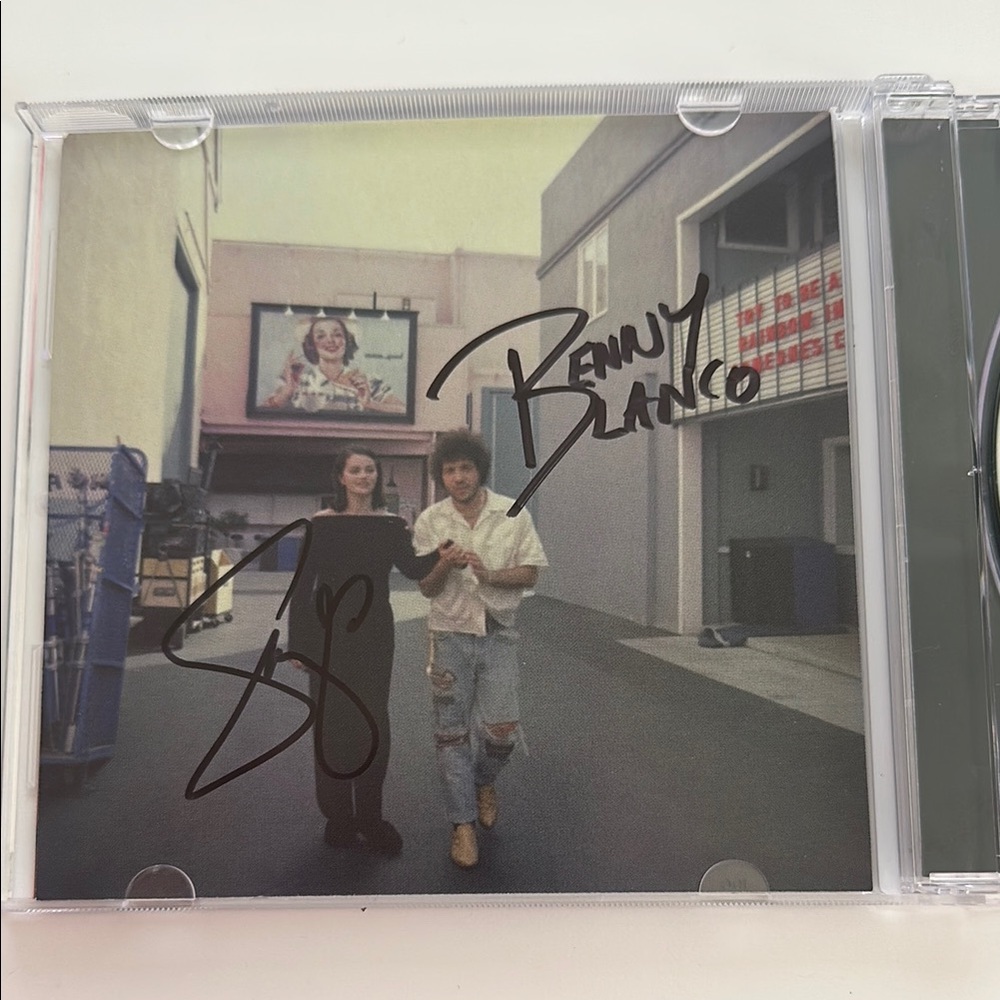 Signed Selena Gomez and Benny Blanco CD